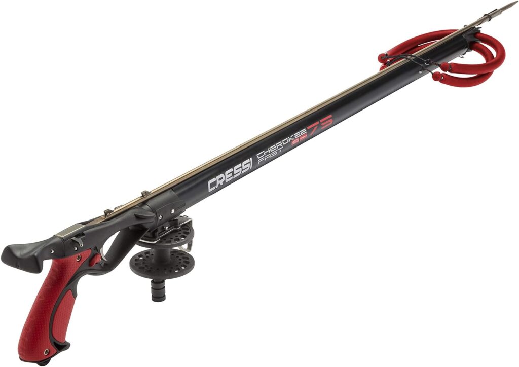 Cressi Spearguns for Spearfishing - Robust, Easy Shooting, Ergonomic Handle - Cherokee Fast